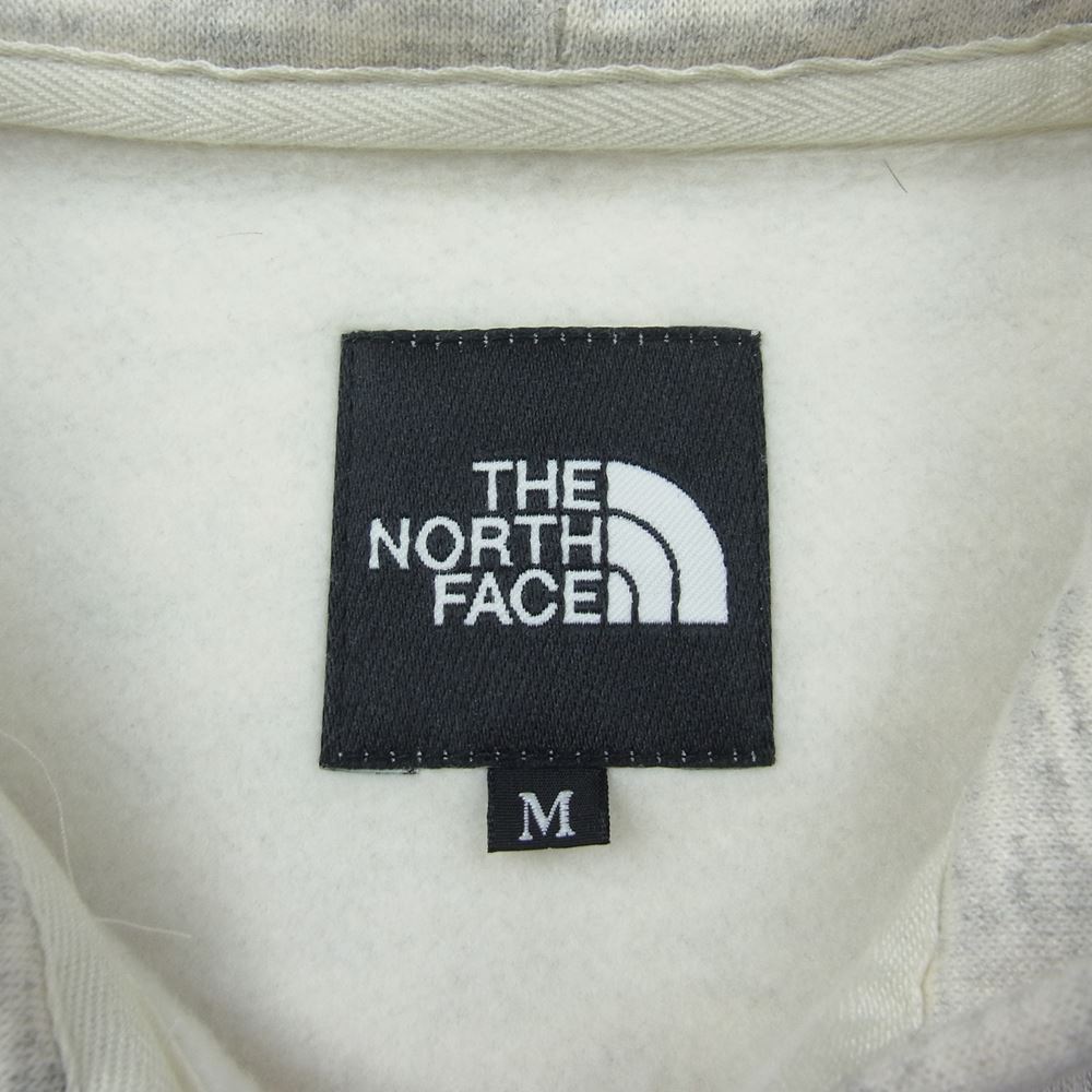 THE NORTH FACE ノースフェイス NT62038 Square Logo FullZip スクエア ロゴ フルジップ パーカー グレー系 M【中古】