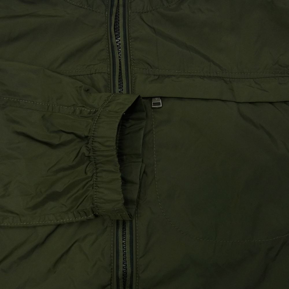 POLO RALPH LAUREN ポロ・ラルフローレン ドローコード フーディ ナイロン ジャケット モスグリーン系 S【中古】