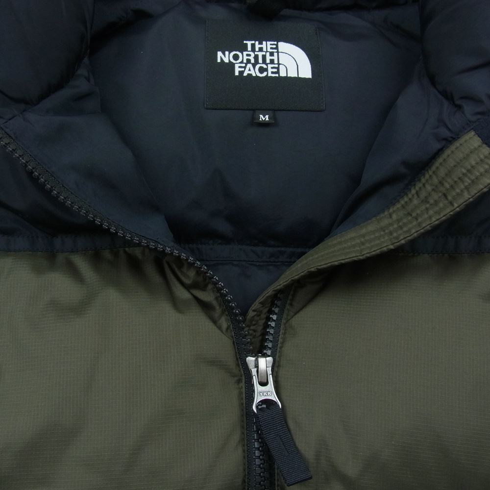 THE NORTH FACE ノースフェイス ND91843 Nuptse Vest ヌプシ ダウン ベスト カーキ系 M【中古】