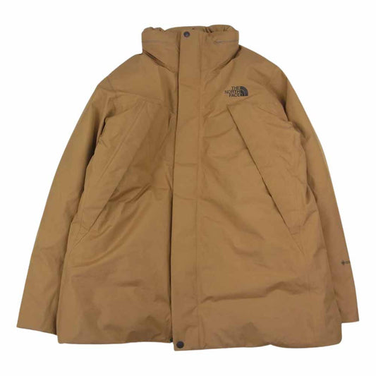 THE NORTH FACE ノースフェイス ND92062 GTX Puff Coat パフ フーディ コート  ライトブラウン系 M【中古】