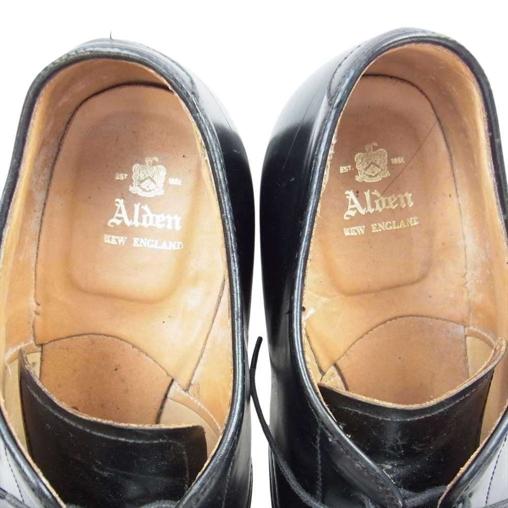 ALDEN オールデン 54331 Vチップ コードバン ドレス シューズ モディファイドラスト ブラック系 8【中古】