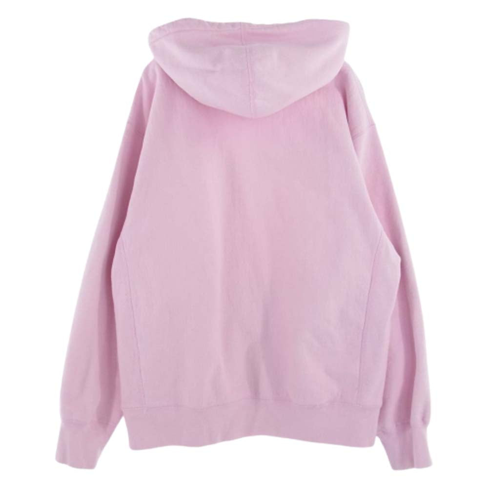 Supreme シュプリーム 20AW Drop Shadow Hooded Sweatshirt ドロップ シャドウ フーデッド スウェット プルオーバー パーカー ピンク系 M【中古】