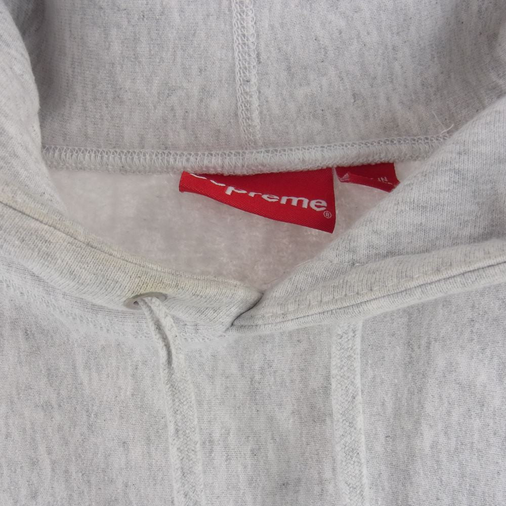 Supreme シュプリーム 19AW S Logo Hooded Sweatshirt Sロゴ フーデッド スウェットシャツ プルオーバー パーカー グレー系【中古】