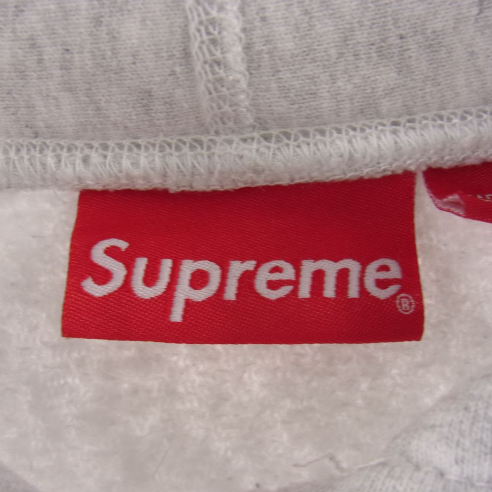 Supreme シュプリーム 19AW S Logo Hooded Sweatshirt Sロゴ フーデッド スウェットシャツ プルオーバー パーカー グレー系【中古】