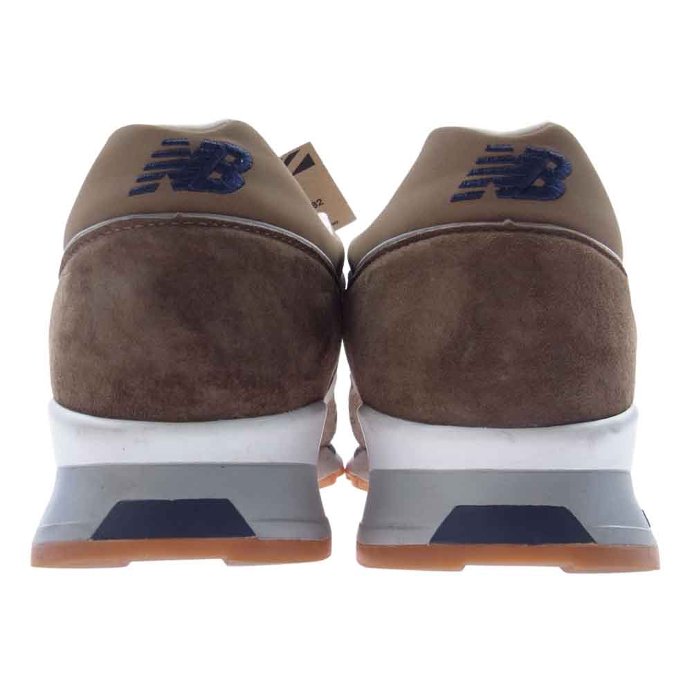 NEW BALANCE ニューバランス M1500SDS MADE IN ENGLAND スウェード レザー メッシュ ローカット スニーカー  ブラウン系 26.5cm【中古】