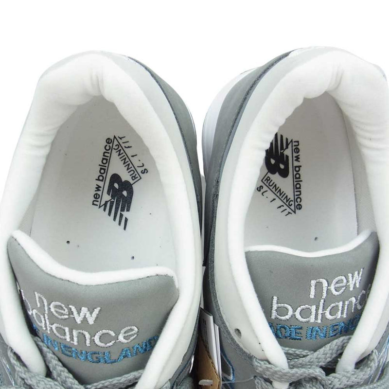 NEW BALANCE ニューバランス M1500BSG MADE IN ENGLAND スウェード レザー メッシュ ローカット スニーカー  グレー系 26.5cm【新古品】【未使用】【中古】