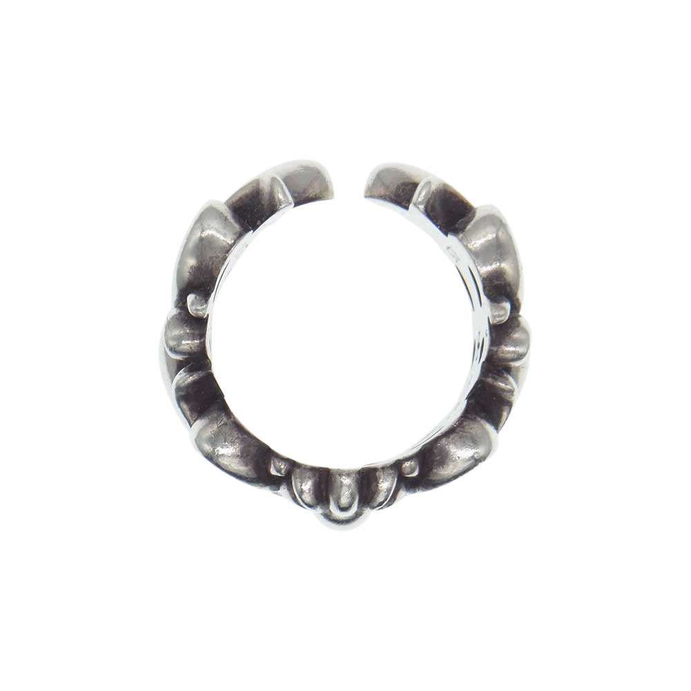 CHROME HEARTS クロムハーツ（原本有） DBL FLRL CRS ダブル フローラル クロス シルバー リング シルバー系 23号【中古】