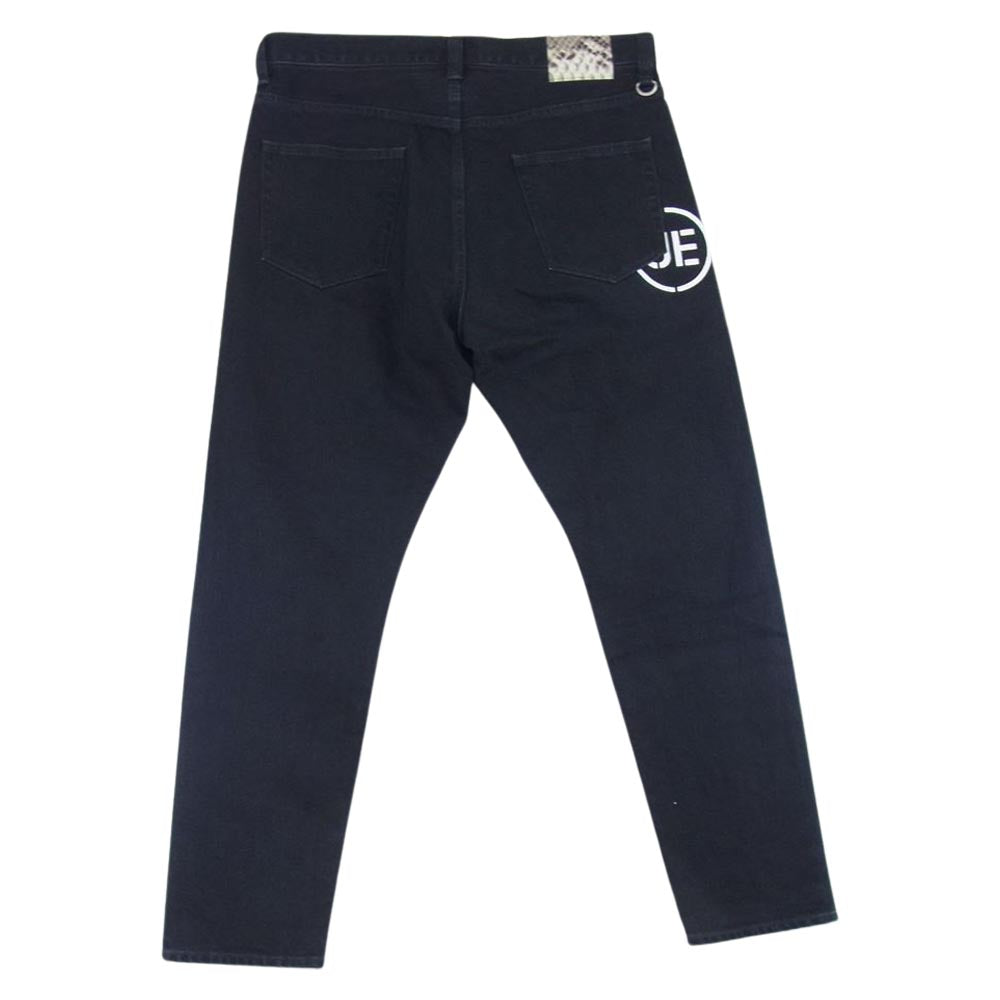 uniform experiment ユニフォームエクスペリメント UE-222021 TAPERED ONE WASHED DENIM PANTS  ブラック系 2【極上美品】【中古】