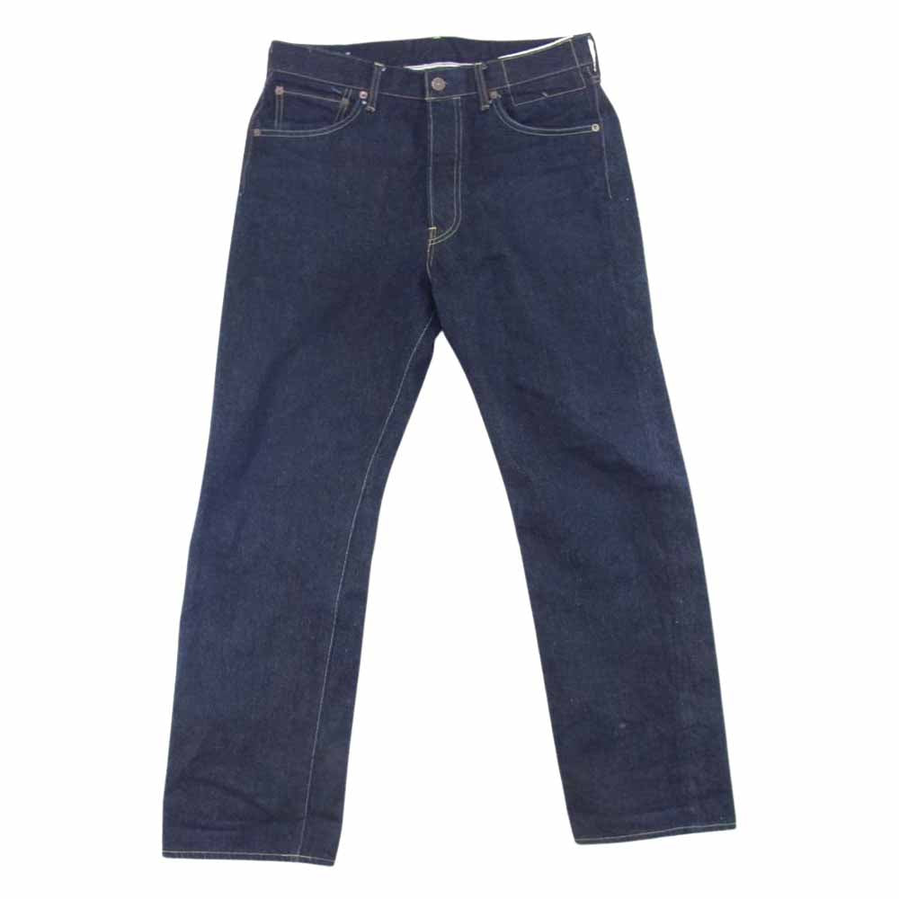 VISVIM ビズビム 0123105005001 23SS SOCIAL SCULPTURE 01 RAW ソーシャル スカルプチャー デニム パンツ インディゴブルー系 34【中古】