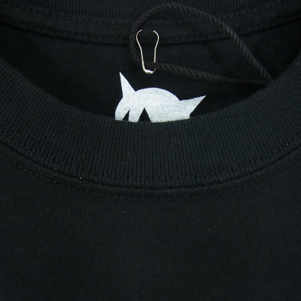 NEIGHBORHOOD ネイバーフッド 23SS 231PCJIN-ST03S × JUN INAGAWA ジュンイナガワ TEE SS-3 プリント 半袖 Tシャツ ブラック系 XS【新古品】【未使用】【中古】