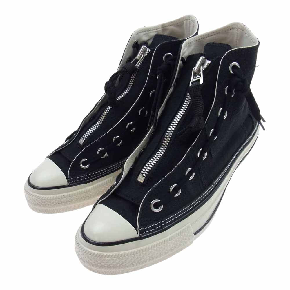 CONVERSE コンバース × WHIZLIMITED ウィズリミテッド × mita sneakers ミタスニーカーズ ALL STAR US HI / WLMS パッチワーク オールスター ハイカット スニーカー ブラック系 25.5cm【新古品】【未使用】【中古】