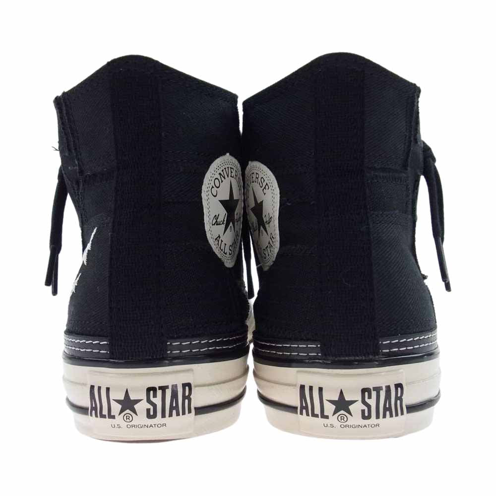 CONVERSE コンバース × WHIZLIMITED ウィズリミテッド × mita sneakers ミタスニーカーズ ALL STAR US HI / WLMS パッチワーク オールスター ハイカット スニーカー ブラック系 25.5cm【新古品】【未使用】【中古】