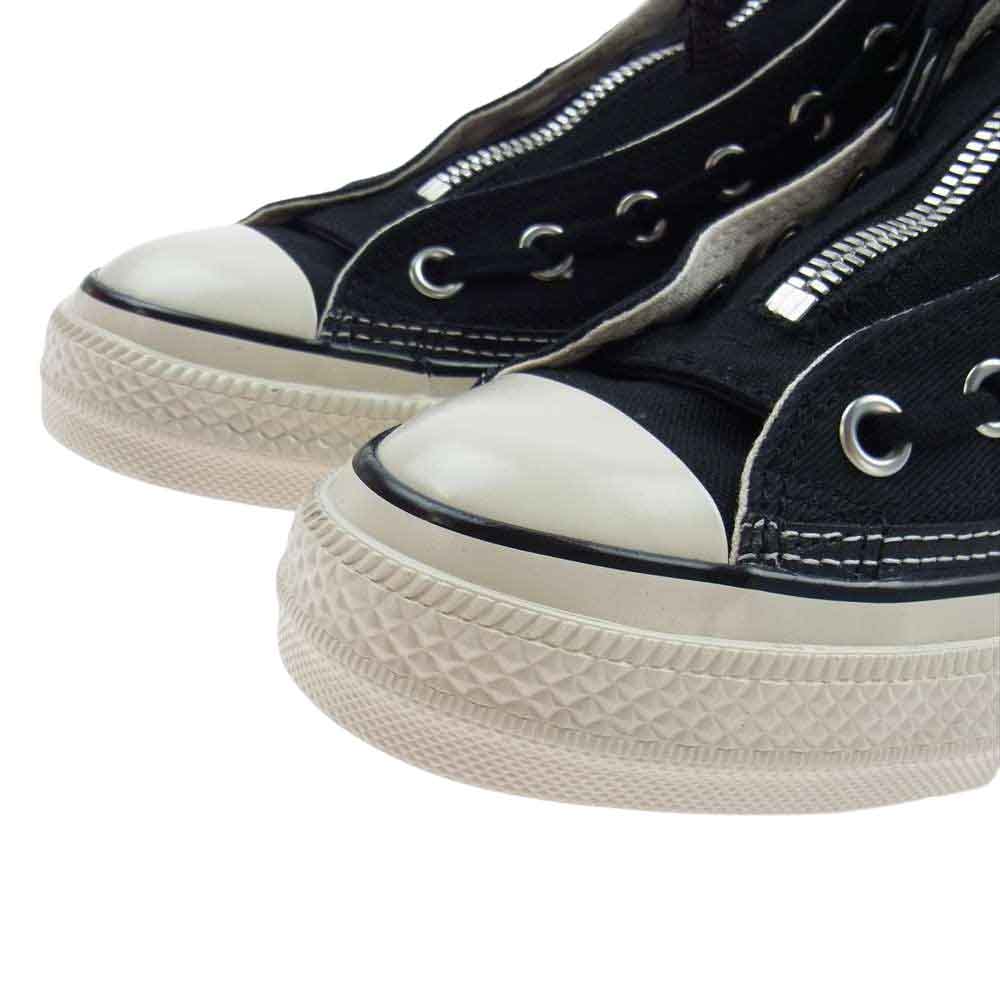 CONVERSE コンバース × WHIZLIMITED ウィズリミテッド × mita sneakers ミタスニーカーズ ALL STAR US HI / WLMS パッチワーク オールスター ハイカット スニーカー ブラック系 25.5cm【新古品】【未使用】【中古】
