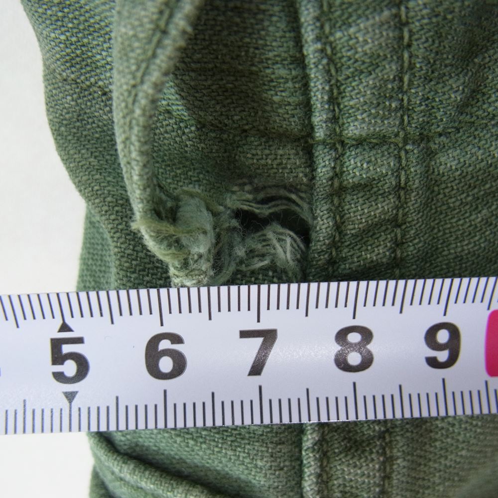 米軍 ビンテージ GENERAL ジッパー UTILITY TROUSERS ベイカー パンツ カーキ系 サイズ表記無【中古】