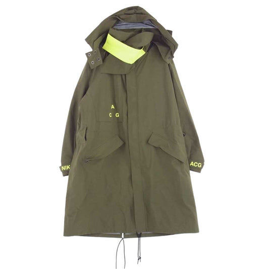 NIKE ナイキ AQ3516-395 LAB ACG GORETEX COAT OLIVE ラボ エーシージー ゴアテックス コート オリーブ OLIVE M【美品】【中古】