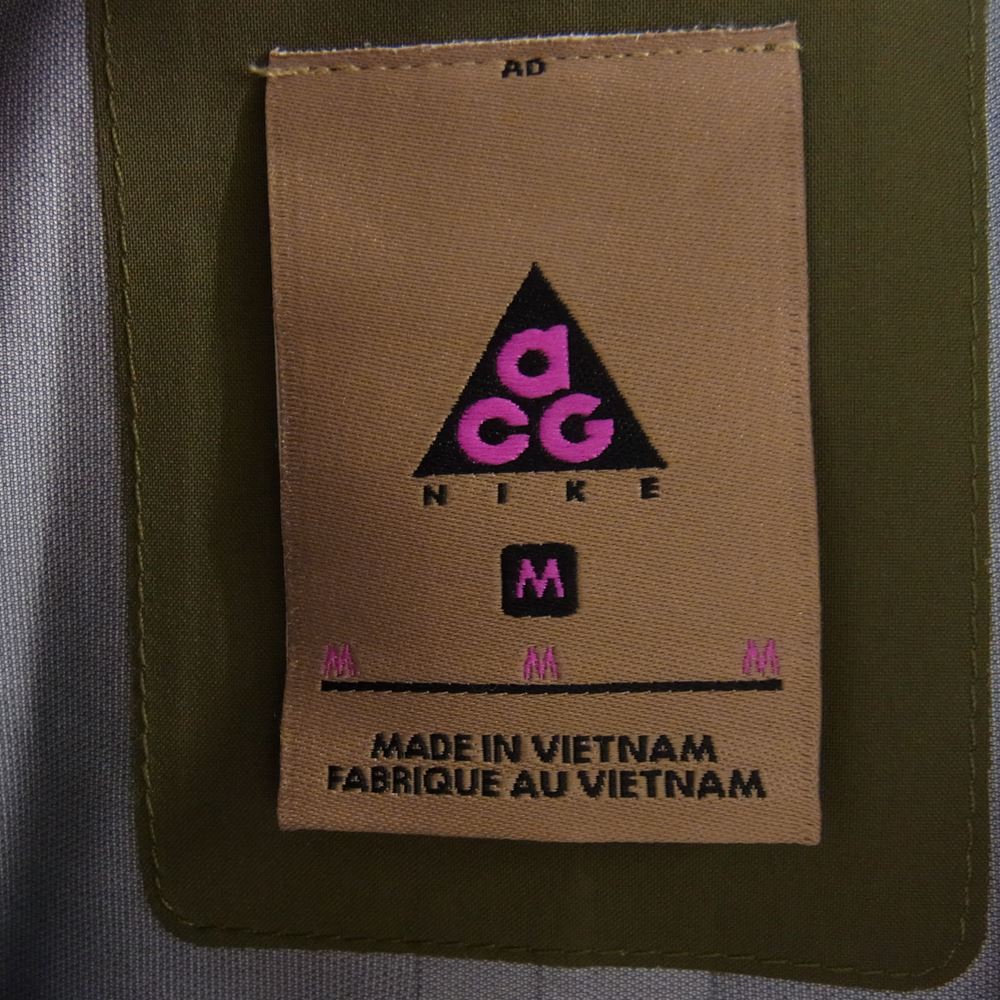 NIKE ナイキ AQ3516-395 LAB ACG GORETEX COAT OLIVE ラボ エーシージー ゴアテックス コート オリーブ OLIVE M【美品】【中古】