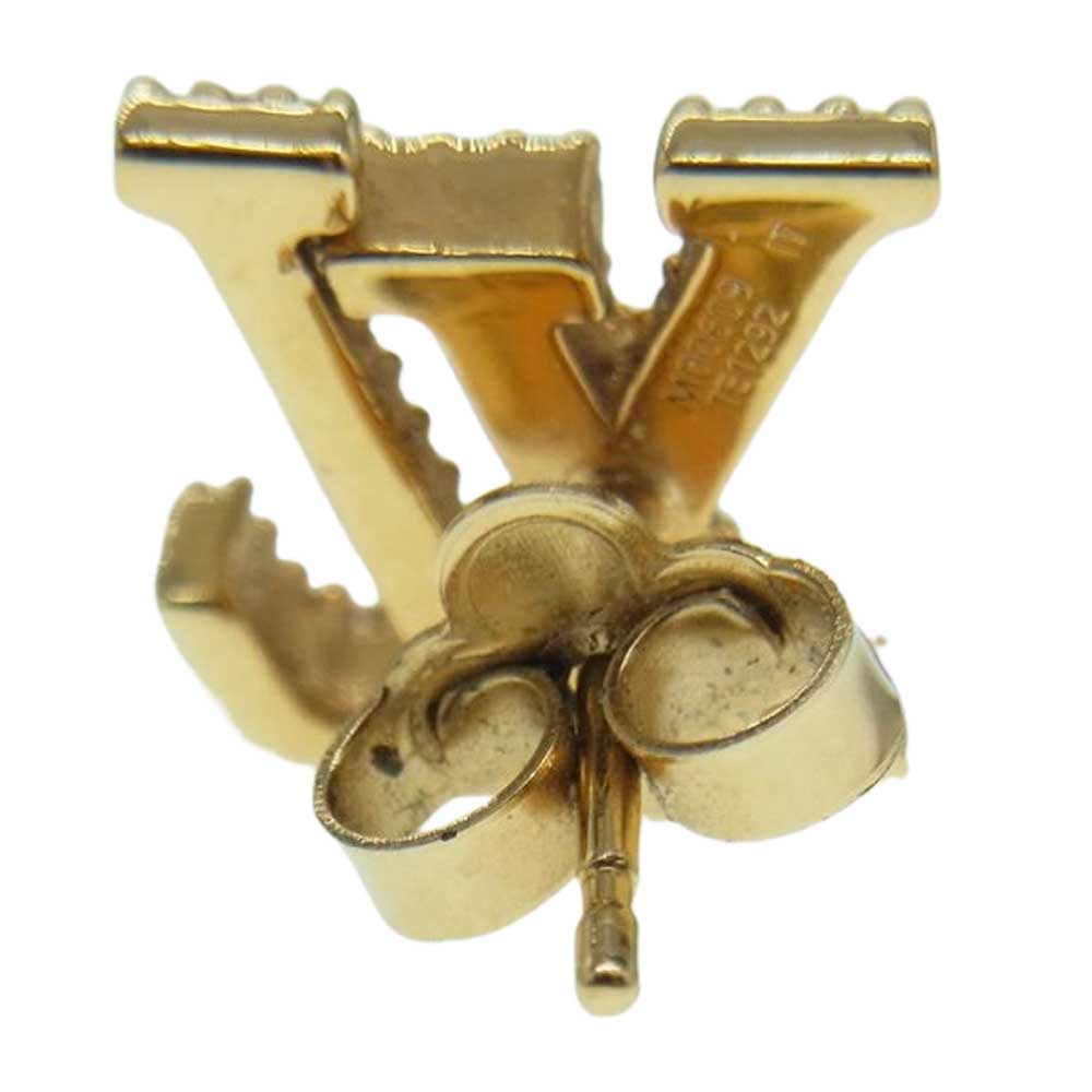 LOUIS VUITTON ルイ・ヴィトン M00609 ブックル ドレイユ LVコリエ アイコニック ストラス ピアス ゴールド系【中古】