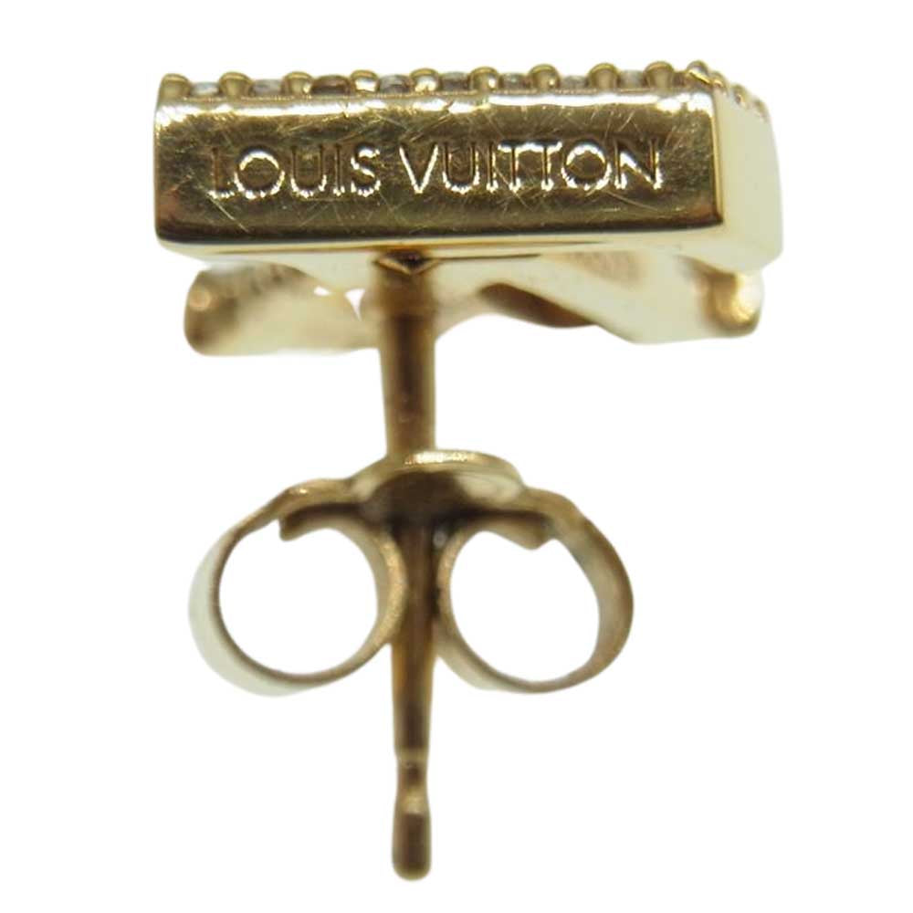 LOUIS VUITTON ルイ・ヴィトン M00609 ブックル ドレイユ LVコリエ アイコニック ストラス ピアス ゴールド系【中古】