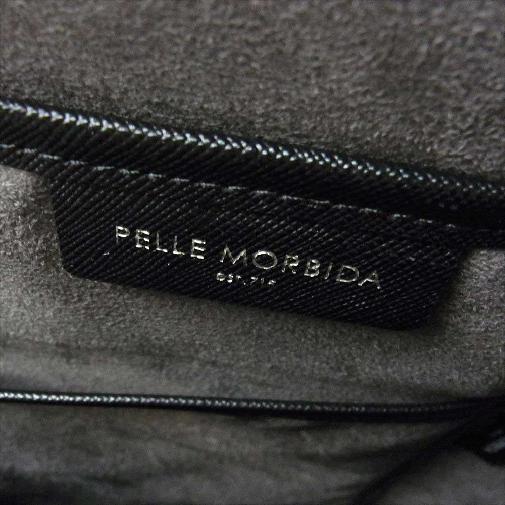 PELLE MORBIDA ペッレモルビダ PMO-CA013B Capitano キャピターノ 2way ブリーフ ケース バック ブラック系【新古品】【未使用】【中古】
