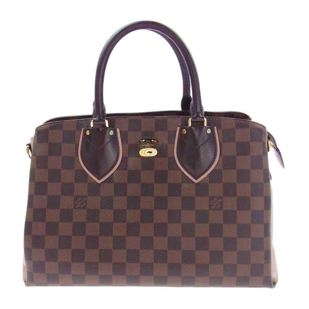 LOUIS VUITTON ルイ・ヴィトン N41488 ダミエ ノルマンディー マグノリア マシュマロピンク ハンドバッグ ブラウン系 ピンク系【中古】