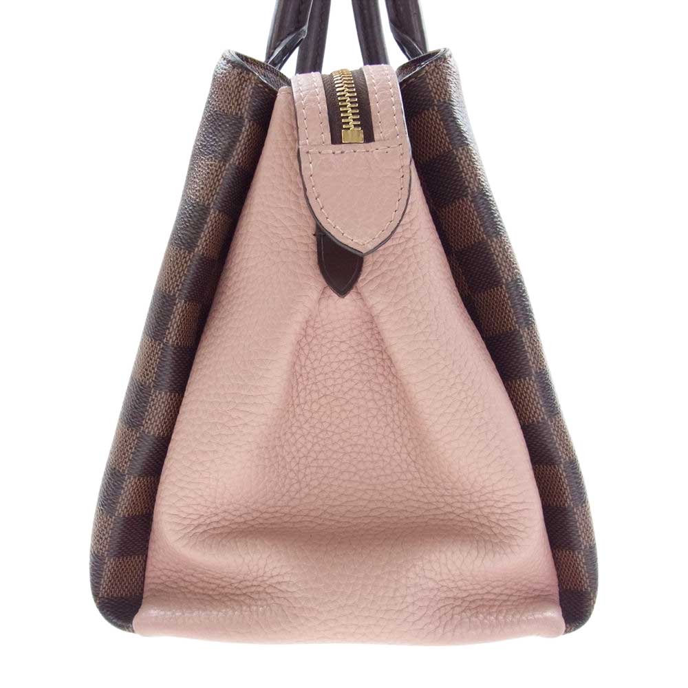LOUIS VUITTON ルイ・ヴィトン N41488 ダミエ ノルマンディー マグノリア マシュマロピンク ハンドバッグ ブラウン系 ピンク系【中古】