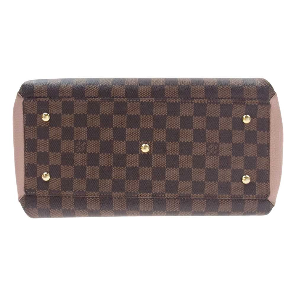 LOUIS VUITTON ルイ・ヴィトン N41488 ダミエ ノルマンディー マグノリア マシュマロピンク ハンドバッグ ブラウン系 ピンク系【中古】