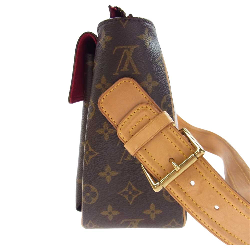 LOUIS VUITTON ルイ・ヴィトン M51163 モノグラム ヴィバ シテ GM ワンショルダーバッグ ブラウン系【中古】