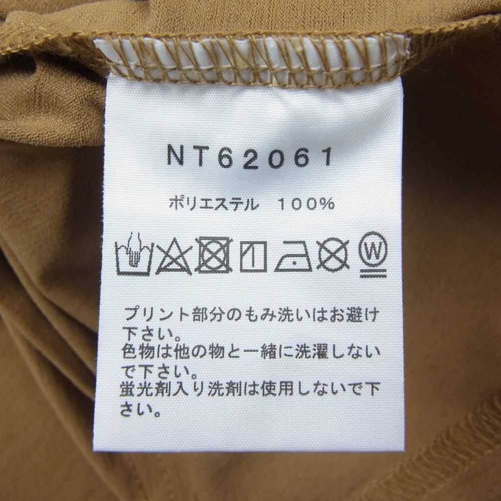 THE NORTH FACE ノースフェイス NT62061 Airy High Neck Tee エアリー ハイ ネック 長袖 Tシャツ  ブラウン系 M【中古】