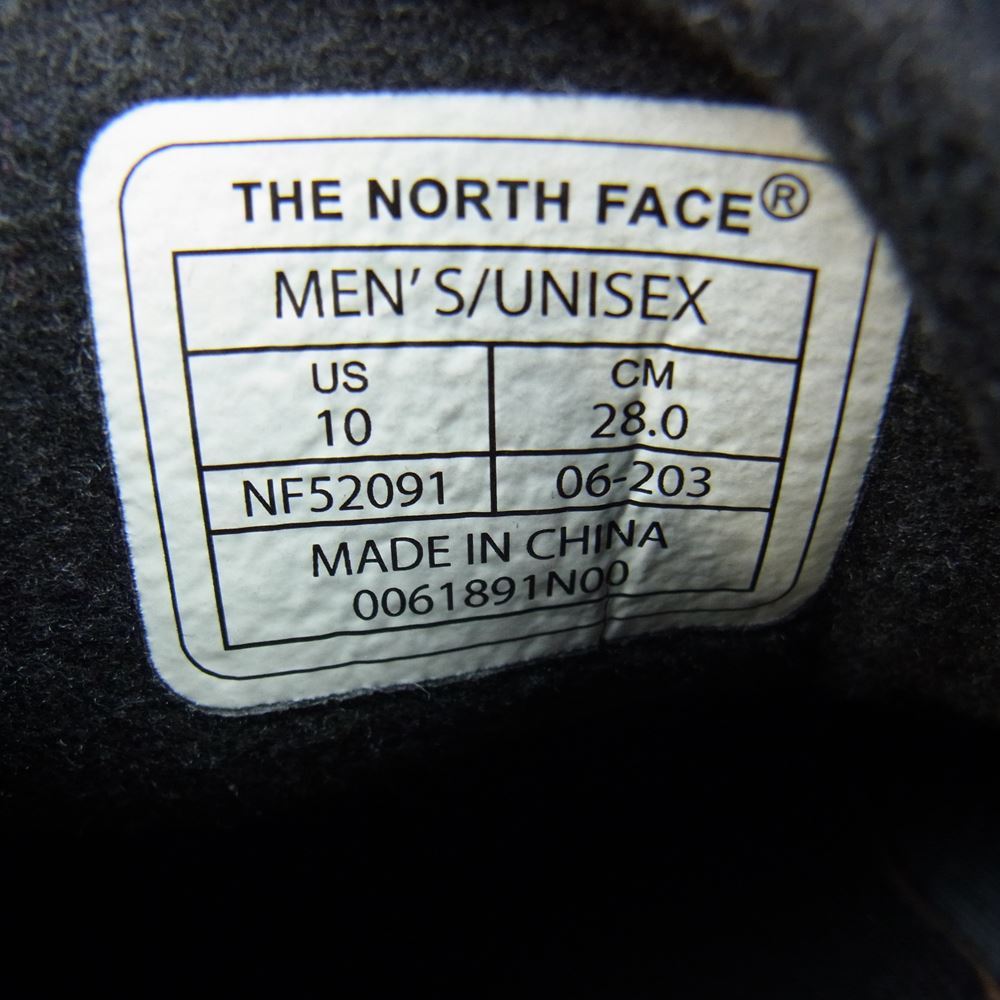 THE NORTH FACE ノースフェイス NF52091 Velocity Wool GTX Invisible Fit ベロシティ ウール インビジブル フィット スニーカー ブラック系 ダークグレー系 28cm【中古】