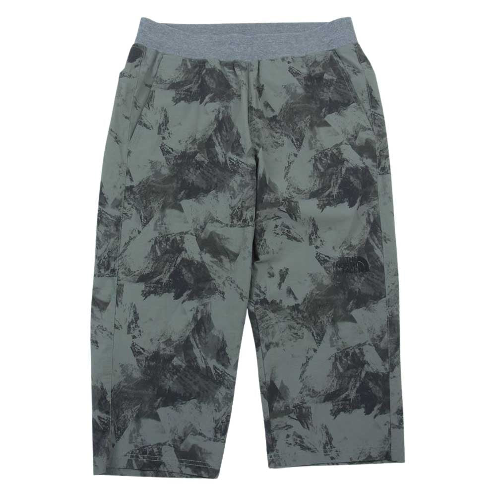 THE NORTH FACE ノースフェイス NB32082 Novelty Training Rib Cropped Pants ノベルティー トレーニング リブ クロップド パンツ カーキ系 M【中古】