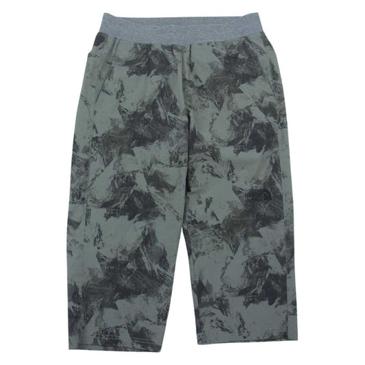 THE NORTH FACE ノースフェイス NB32082 Novelty Training Rib Cropped Pants ノベルティー トレーニング リブ クロップド パンツ カーキ系 M【中古】
