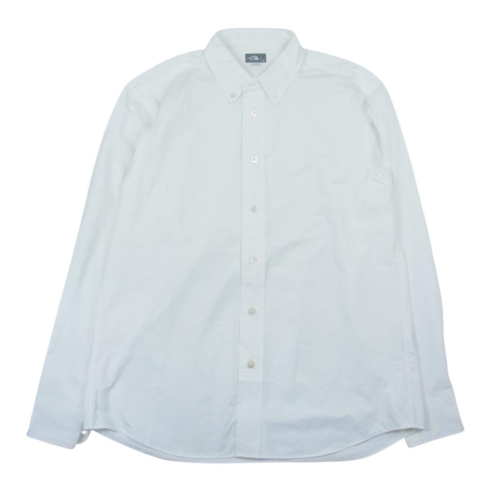 THE NORTH FACE ノースフェイス NR12031 Knitech Shirt ニッテック 長袖 シャツ ホワイト系 M【中古】