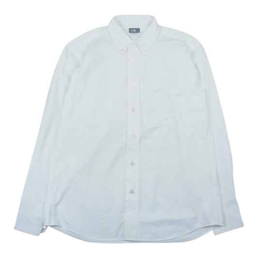 THE NORTH FACE ノースフェイス NR12031 Knitech Shirt ニッテック 長袖 シャツ ホワイト系 M【中古】
