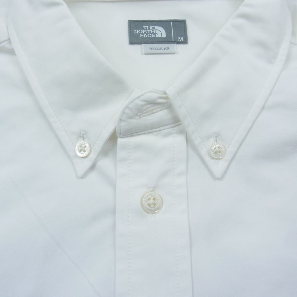 THE NORTH FACE ノースフェイス NR12031 Knitech Shirt ニッテック 長袖 シャツ ホワイト系 M【中古】