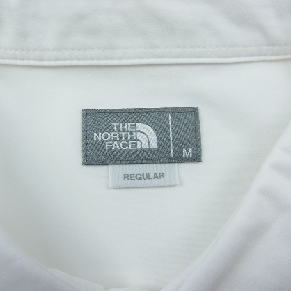 THE NORTH FACE ノースフェイス NR12031 Knitech Shirt ニッテック 長袖 シャツ ホワイト系 M【中古】