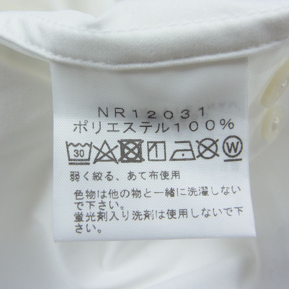 THE NORTH FACE ノースフェイス NR12031 Knitech Shirt ニッテック 長袖 シャツ ホワイト系 M【中古】
