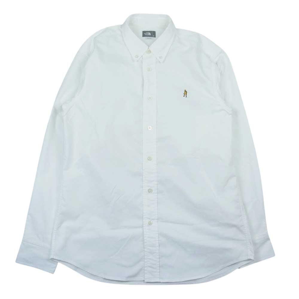 THE NORTH FACE ノースフェイス NR11955 Him Ridge Shirt ヒム リッジ 長袖 シャツ ホワイト系 M【中古】