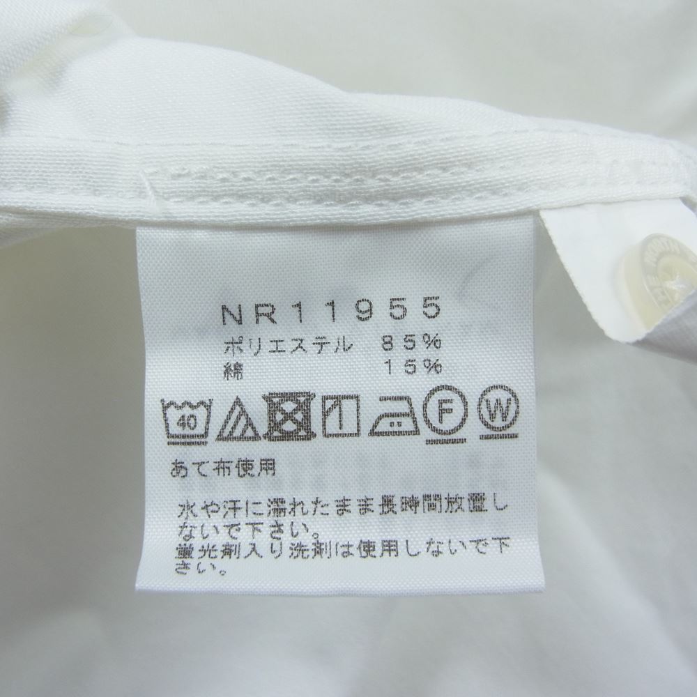 THE NORTH FACE ノースフェイス NR11955 Him Ridge Shirt ヒム リッジ 長袖 シャツ ホワイト系 M【中古】