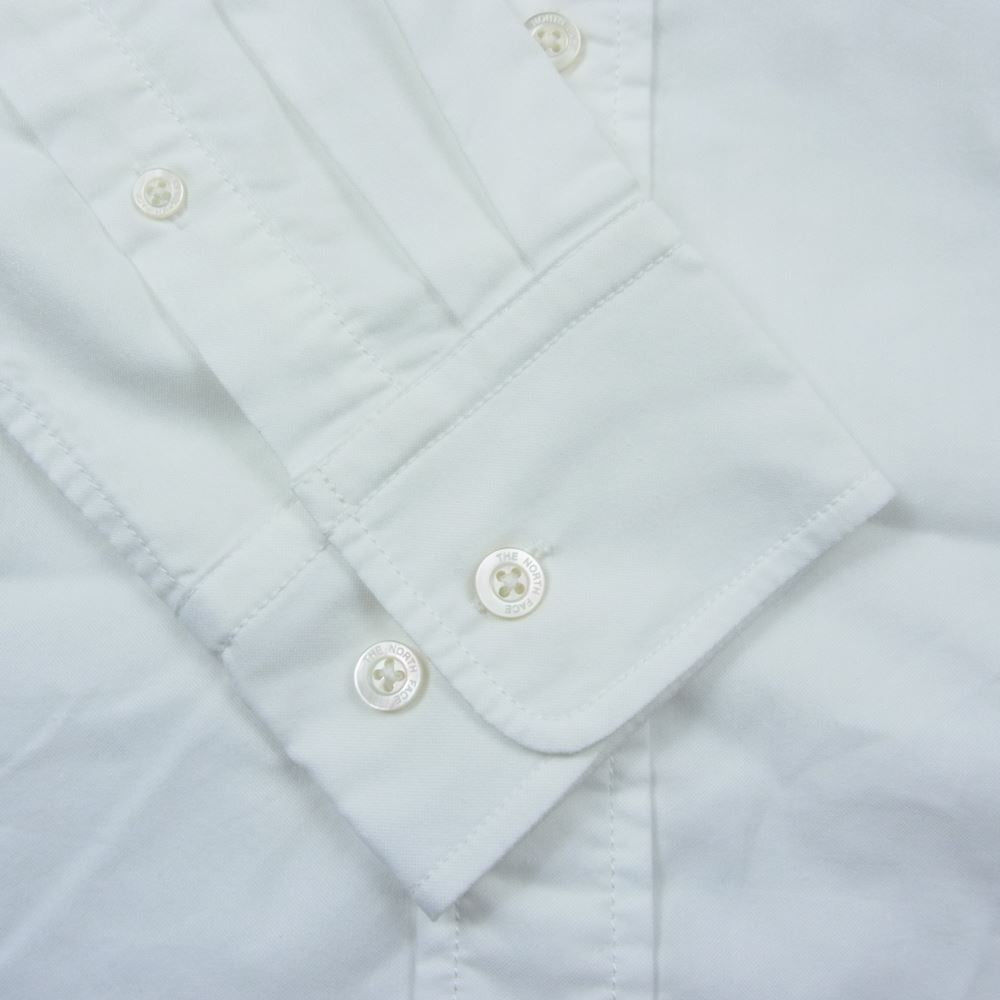 THE NORTH FACE ノースフェイス NR11955 Him Ridge Shirt ヒム リッジ 長袖 シャツ ホワイト系 M【中古】