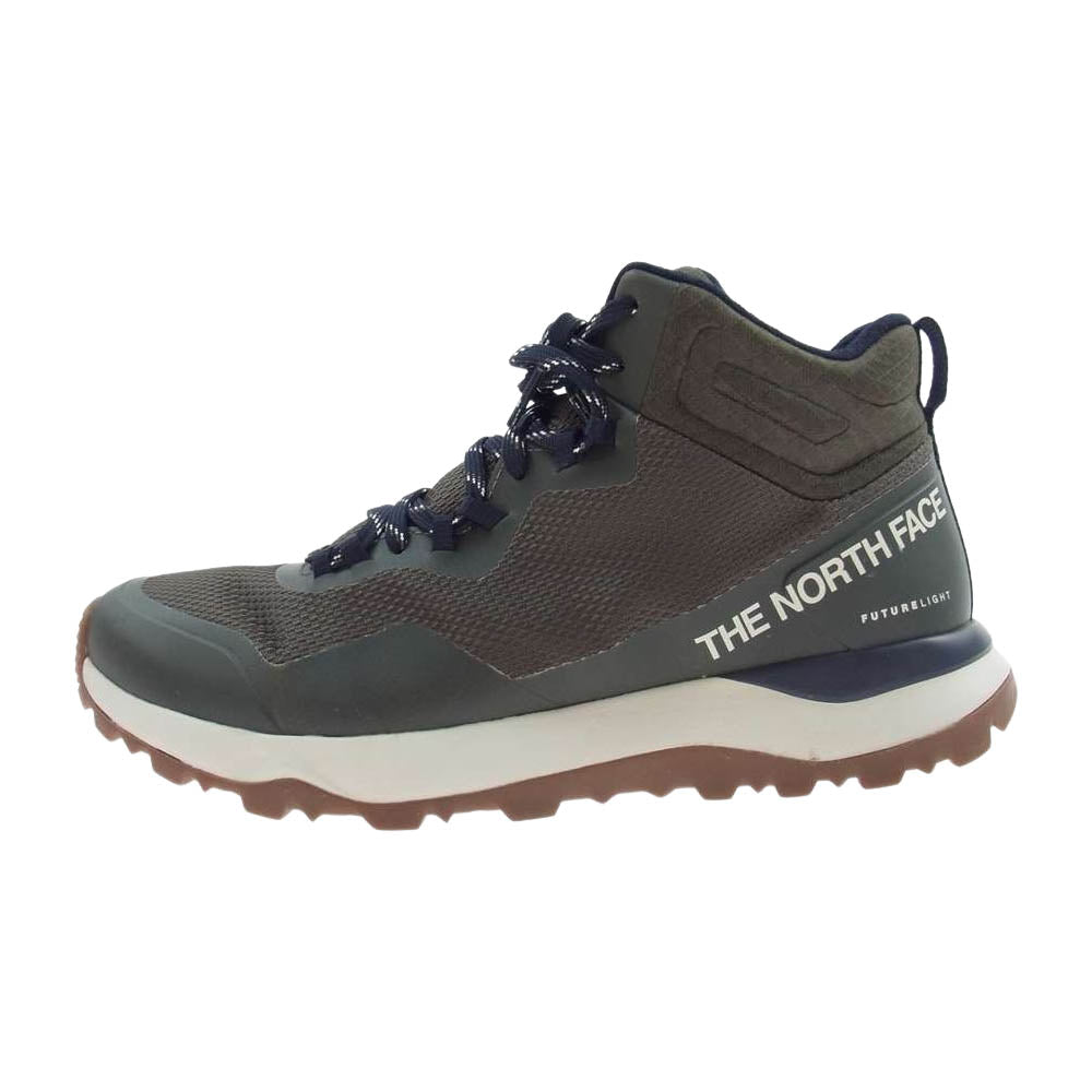 THE NORTH FACE ノースフェイス NF0A47AY Activist Mid Futurelight Hiking Boots  アクティビスト ミッド フューチャーライト ハイキング ブーツ カーキ系 27.5cm【中古】