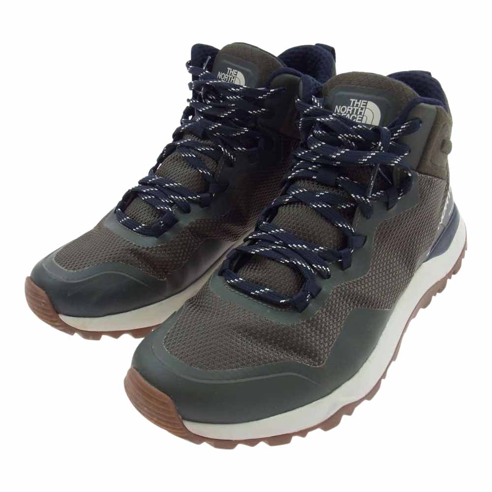 THE NORTH FACE ノースフェイス NF0A47AY Activist Mid Futurelight Hiking Boots  アクティビスト ミッド フューチャーライト ハイキング ブーツ カーキ系 27.5cm【中古】