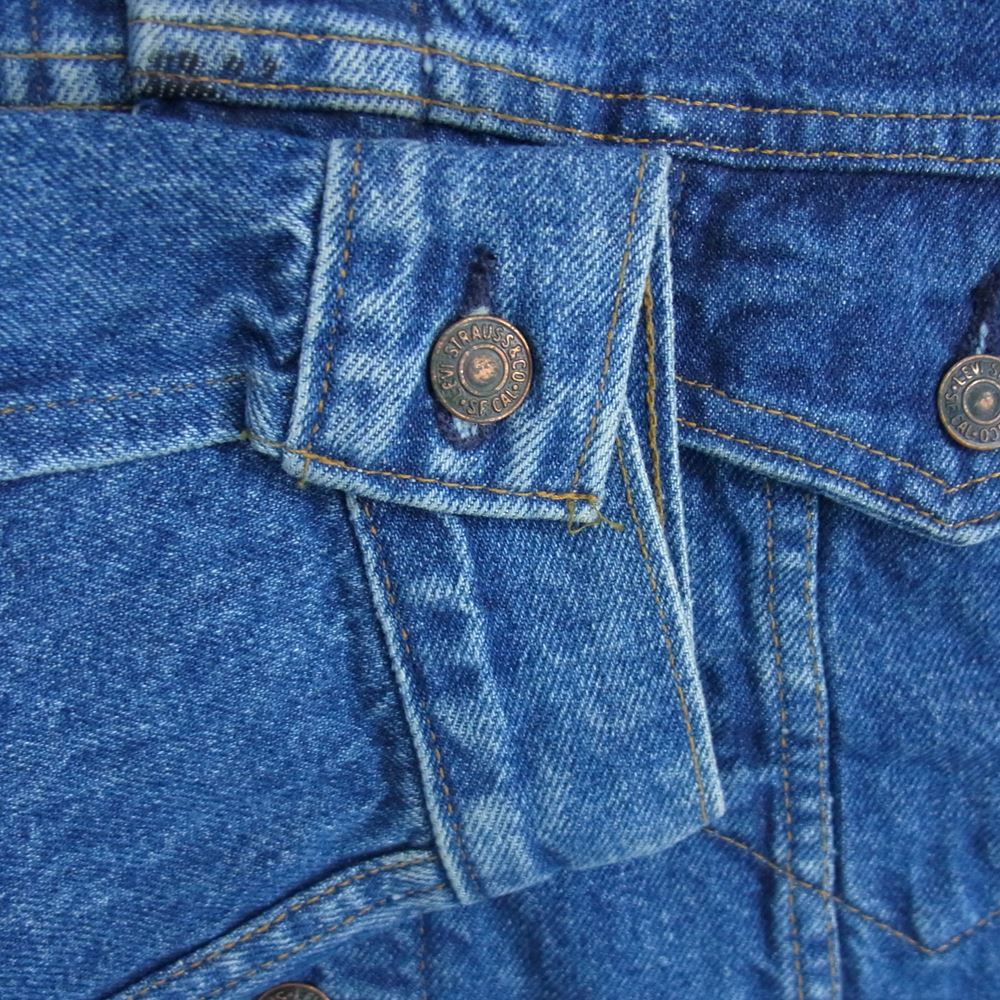 Levi's リーバイス 70507-0293 ヴィンテージ 80s USA製 デニムジャケット XL インディゴブルー系 XL【中古】