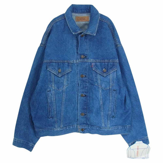 Levi's リーバイス 70507-0293 ヴィンテージ 80s USA製 デニムジャケット フラッシャー付き インディゴブルー系 L【中古】