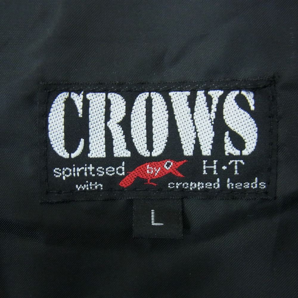 クローズ  バック スカル 刺繍 ロゴ ワーク ジャケット ブラック系 L【中古】