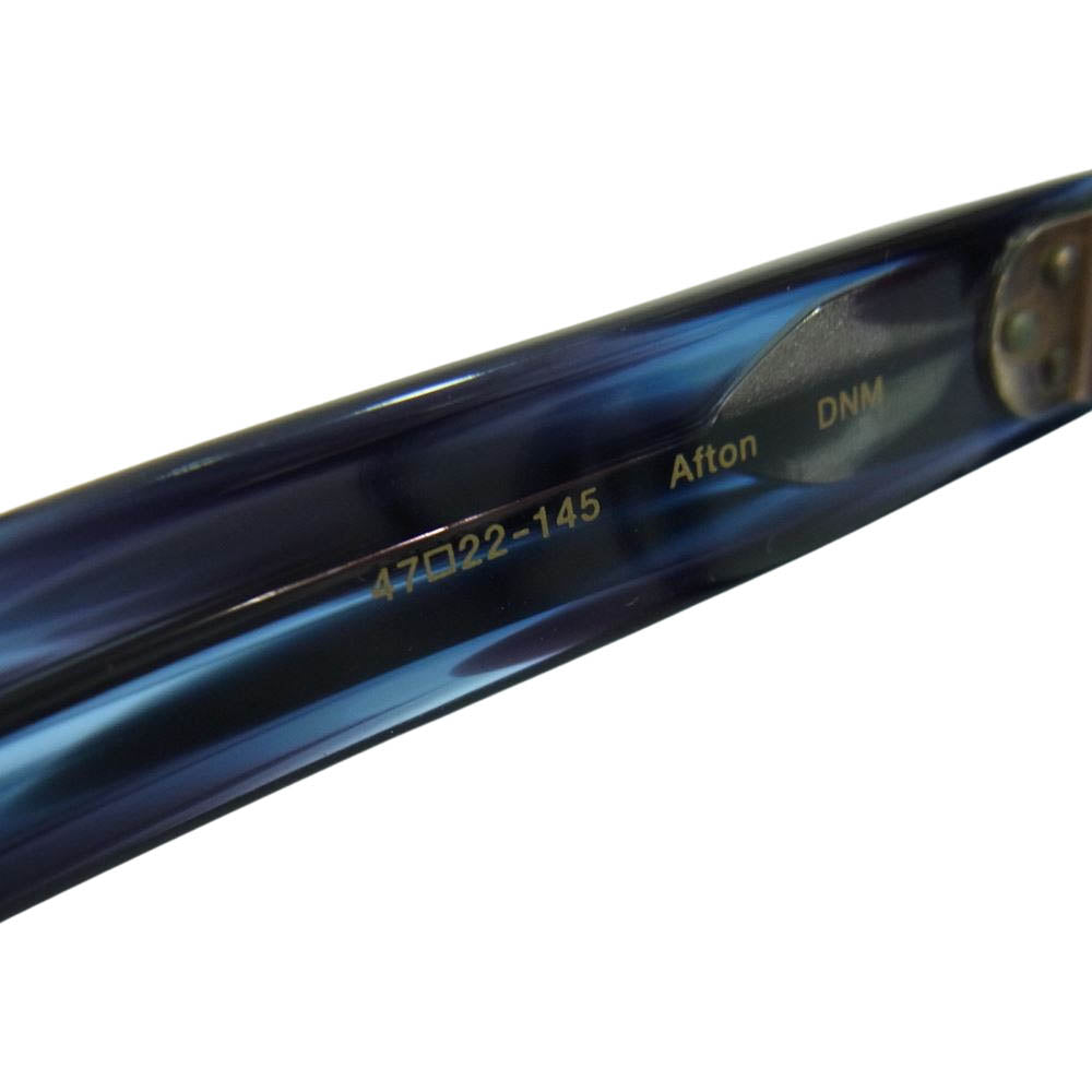 OLIVER PEOPLES オリバーピープルズ afton 47□22-145 DNM アフトン 度入り メガネ 眼鏡 アイウェア ブルー系【中古】