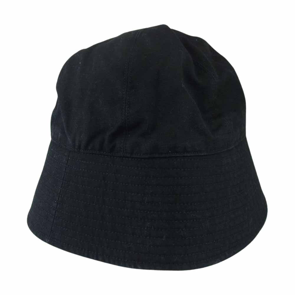 キジマタカユキ 221106 Sailar Hat ハイカウント コットン キャンバス ハット 帽子 ブラック系 ブラック系 3【中古】