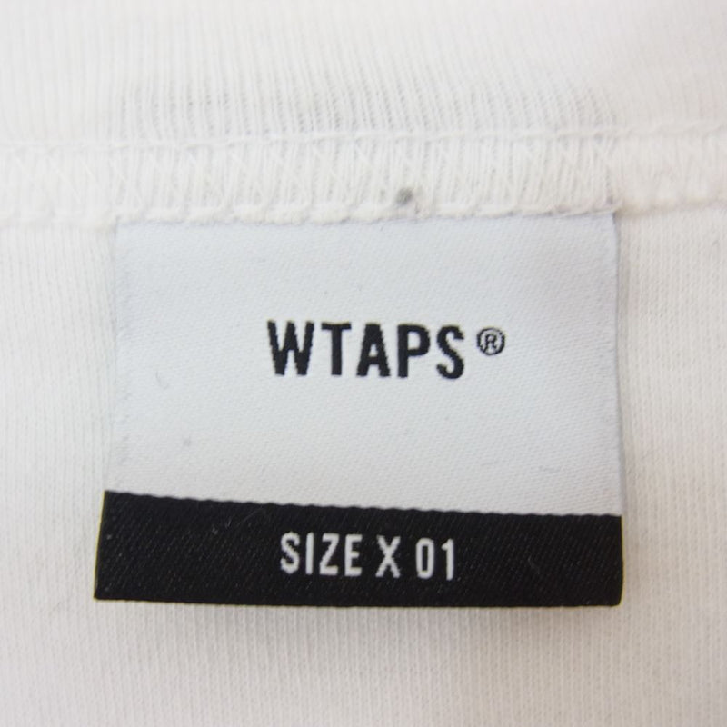 WTAPS ダブルタップス 19AW 192ATDT-CSM13 HUMVEE LS ロングスリーブ Tシャツ カットソー ホワイト系 01【中古】