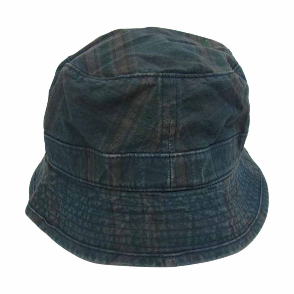 WTAPS ダブルタップス 20SS 201HCDT-HT14 BUCKET 01 チェック バケット ハット 帽子 グリーン系 04【中古】