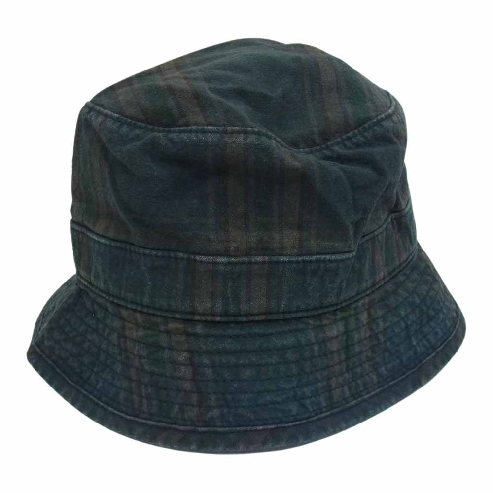 WTAPS ダブルタップス 20SS 201HCDT-HT14 BUCKET 01 チェック バケット ハット 帽子 グリーン系 04【中古】