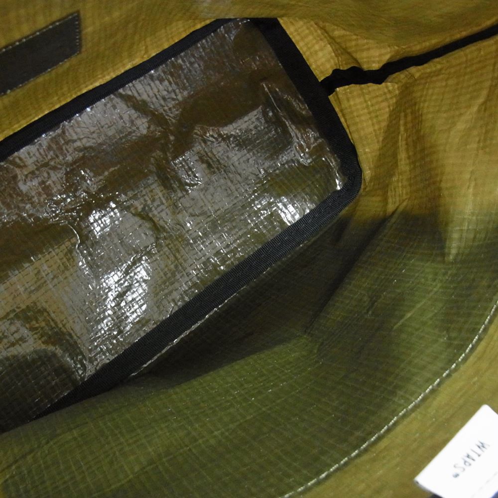 WTAPS ダブルタップス 19SS 191TQDT-AC03 MAG L BAG POLYETHYLENE ポリエチレン ビッグ ポーチ カーキ系【中古】